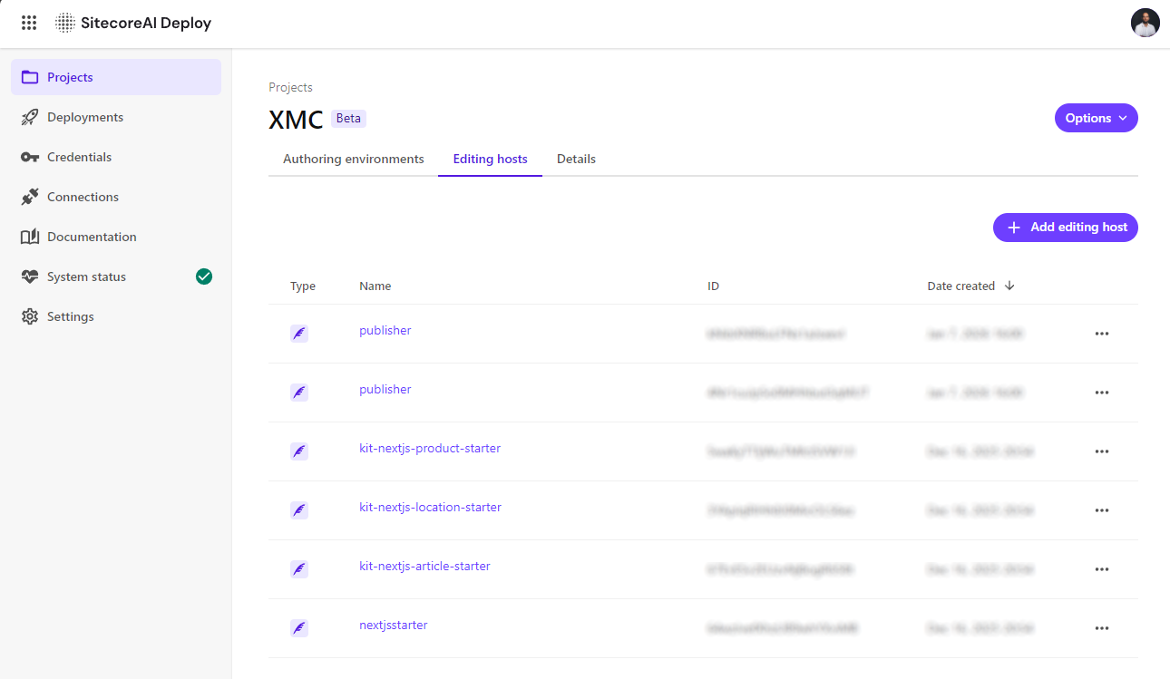 Environments separated in SitecoreAI Deploy